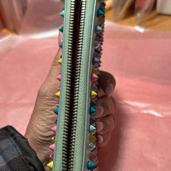 Christian Louboutin Multicolor Studded Clutch - Picture 14 of 16